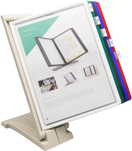 Q-connect Quickfind filing system multicoloured