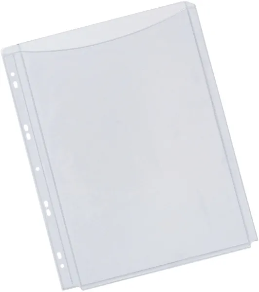 Q-connect catalogue pocket A4 180my clear 5pcs