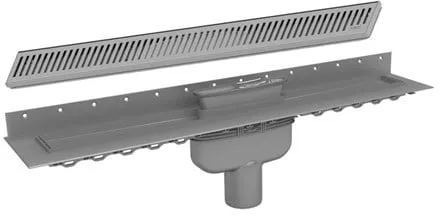 Purus line floor drain set 800 mm vertical