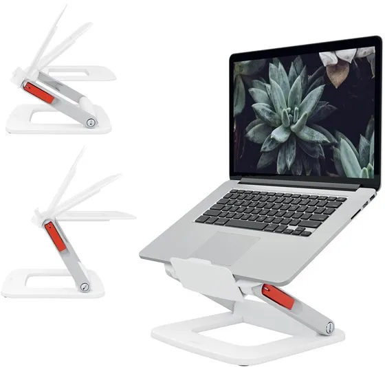 Leitz Ergo adjustable multi-angle laptop stand, 63% recycled plastic, white