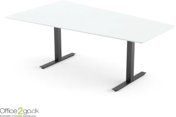 Square Media meeting table - 6 people - 200 cm.